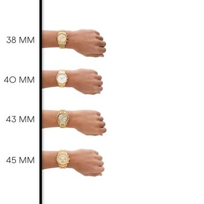 Michael Kors MK8507 Horloge Slim Runway staal zwart 43 mm Michael Kors MK8507 Horloge Slim Runway staal zwart 43 mm