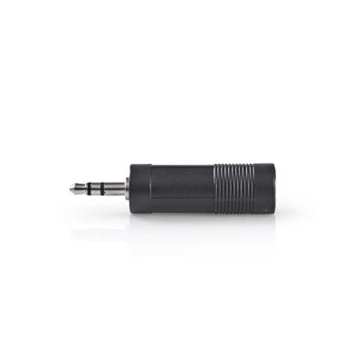 Nedis CAGB22935BK Stereo-audioadapter 3,5 Mm Male - 6,35 Mm Female Zwart - thumbnail