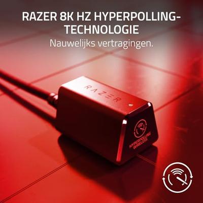 Razer Viper V3 Pro Faker Edition - Ultralichte draadloze esports gamingmuis - 8k Hz HyperPolling (54g lichtgewicht ontwerp, Focus Pro Sensor 35K DPI, draadloze HyperSpeed, 95 uur batterijduur) Faker