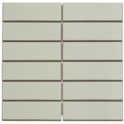 Mozaiek Barcelona Rechthoek Glanzend Café Latte 4,5x1,5