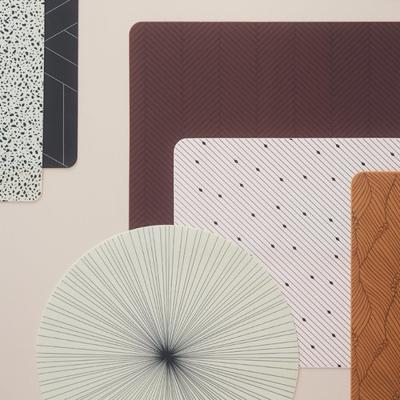 OYOY 1100906 placemat Rond Zwart, Wit 2 stuk(s) OYOY 1100906 placemat Rond Zwart, Wit 2 stuk(s)