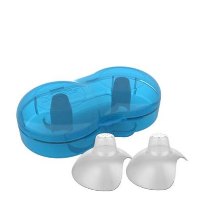 Dr. Brown's tepelhoedjes met steriliseerbakje maat 1 (2 stuks)