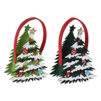 Vilten Tasje Kerstboom - thumbnail