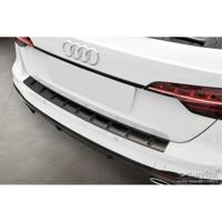 Zwart RVS Bumper beschermer passend voor Audi A4 Avant B9 (incl. S-Line) 2015-2019 & Facelift 20 AV254036 - thumbnail