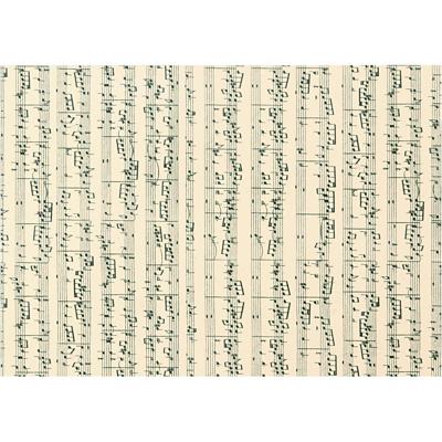 Creativ Company Karton, muzieknoten, a4, vel 210x297 mm, 180 gr, 10 vel/ 1 doos