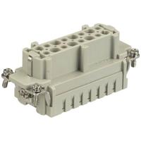 HARTING 09330162702 Businzetstuk Han® E 16 + PE Crimpen 1 stuk(s) - thumbnail