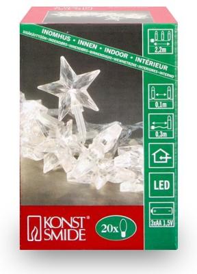 Konstsmide lichtsnoer sterretjes led 190 cm Konstsmide lichtsnoer sterretjes led 190 cm