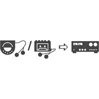 SpeaKa Professional SP-7869840 DIN-aansluiting / Jackplug Audio Adapter [1x Jackplug male 3,5 mm - 1x Diodebus 5-polig (DIN)] Zwart - thumbnail