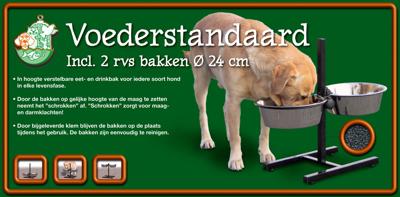 H-model standaard inclusief RVS bakken 24 cm hamerslag H-model standaard inclusief RVS bakken 24 cm hamerslag
