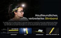 NiteCore NU43 Hoofdlamp LED werkt op een accu 1400 lm - thumbnail