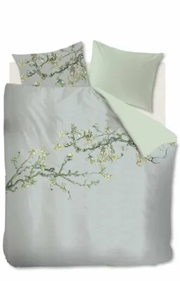 Beddinghouse x Van Gogh Museum Dekbedovertrek Blossom Grijs