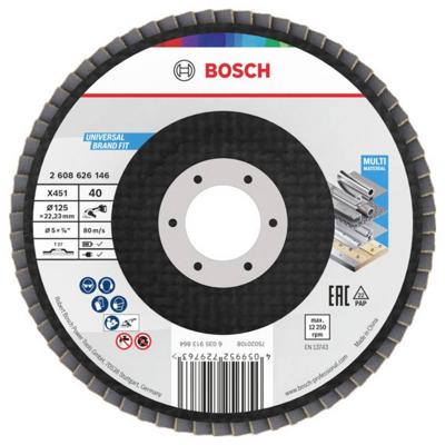 Bosch Accessories 2608626146 Lamellenschuurschijf Diameter 125 mm 1 stuk(s) Bosch Accessories 2608626146 Lamellenschuurschijf Diameter 125 mm 1 stuk(s)