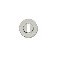 Rozet sl.gat rond verdekt massief nikkel - thumbnail