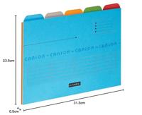 Oxford Ultimate dossiermap ft A4, uit karton, 5 tabs, assorti - thumbnail