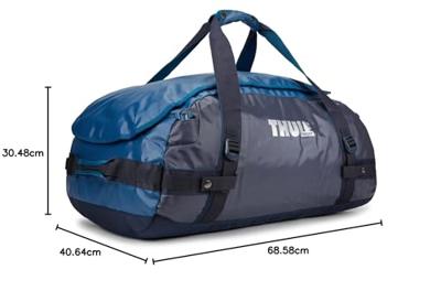 Thule Chasm TDSD-203 Poseidon duffeltas Blauw, Grijs 70 l Nylon, Thermoplastische elastomeer (TPE)