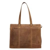 Hide & Stitches Idaho Laptopbag 15,6 inch-Brown - thumbnail