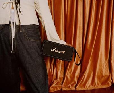 Marshall Middleton - Bluetooth-luidspreker, zwart-koperkleurig Marshall Middleton - Bluetooth-luidspreker, zwart-koperkleurig