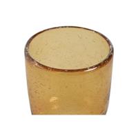 Set van bekers Home ESPRIT Amber Kristal 300 ml 8 x 8 x 14 cm (6 Stuks) - thumbnail