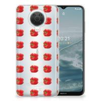 Nokia G20 | G10 | Siliconen Case | Paprika Red - thumbnail