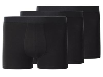 esmara Men Set van 3 heren boxers (Zwart, 3XL)