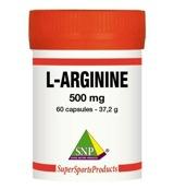 SNP L-Arginine 500mg puur 60 Capsules - thumbnail
