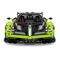 Pagani Huayra BC 1:8 bouwstenen/bouwset - Groen - thumbnail
