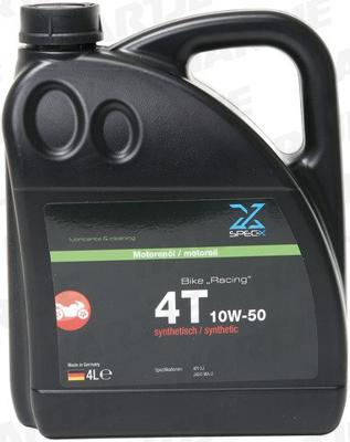 SPEC-X motoröl "bike 4t racing" motor oil 4t 10w-50 raci 4l bike SPEC-X motoröl "bike 4t racing" motor oil 4t 10w-50 raci 4l bike
