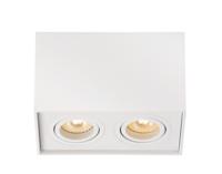 Lucide TUBE - Plafondspot - 2xGU10 - Wit - thumbnail