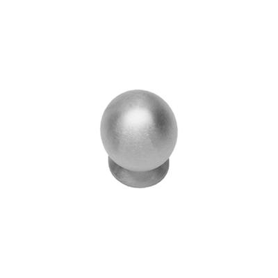 Intersteel Meubelknop bolrond met achterplaat ø30mm - RVS Intersteel Meubelknop bolrond met achterplaat ø30mm - RVS