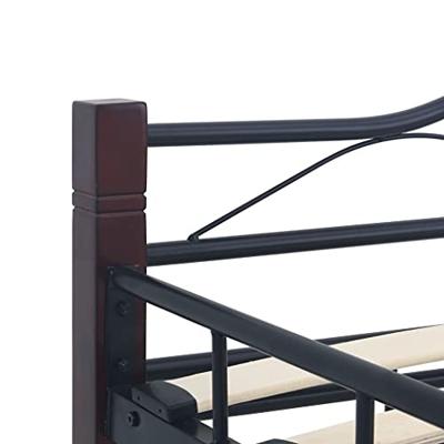Bedframe metaal zwart 120x200 cm Bedframe metaal zwart 120x200 cm