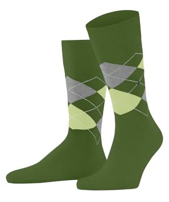 Burlington 2-paar heren sokken - Cadeau verpakking - Gift Box - Katoenen sokken met ruit print