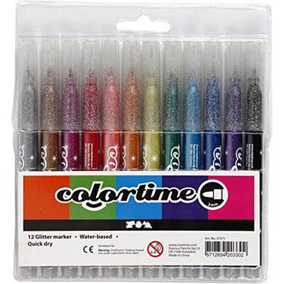 Colortime Https://www.cchobby.nl/-glitterstiften-lijndikte-2-mm-diverse-kleuren-12-stuk-1-doos