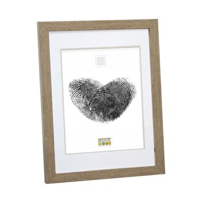 Deknudt Fotokader met passe-partout in bronskleur 15x20 S43AD2