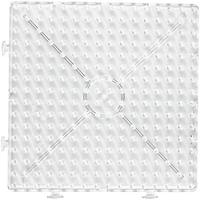 Creativ Company Onderplaat, groot vierkant, afm 15x15 cm, jumbo, helder, 1 stuk - thumbnail