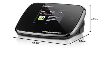 Albrecht DR 52 BA Radio-adapter DAB+, VHF (FM) Bluetooth Zwart Albrecht DR 52 BA Radio-adapter DAB+, VHF (FM) Bluetooth Zwart