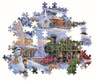 Clementoni legpuzzel kersttrein - 500st. - thumbnail