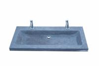 Wasblad Sanilux Trend Stone 100x47x5cm Natuursteen (zonder kraangat) - thumbnail