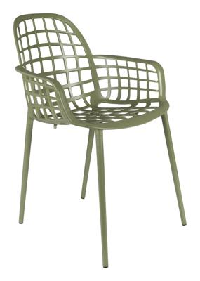 Zuiver Tuinstoel 'Albert Kuip' Aluminum, kleur Groen