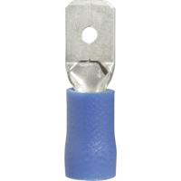 Vogt Verbindungstechnik 3911S Platte stekker (male) Insteekbreedte: 6.3 mm Insteekdikte: 0.8 mm 180 ° Deels geïsoleerd Blauw 1 stuk(s) - thumbnail