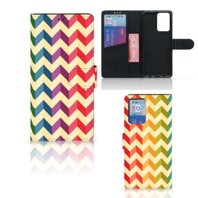 Xiaomi Redmi Note 10 Pro | Telefoon Hoesje | Zigzag Multi Color Xiaomi Redmi Note 10 Pro | Telefoon Hoesje | Zigzag Multi Color