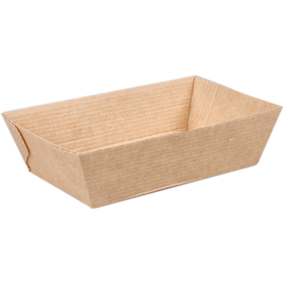 Depa Bak | Ersatzpapier | A9 | Golfpapieren snacklijn | 110x66x35mm | bruin | 385 stuks