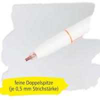 Fineliner Online 2-lijnen assorti doos à 6 stuks - thumbnail