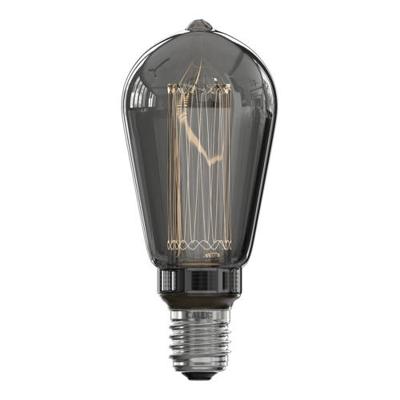 LED Glasfiber Rustic lamp 220-240V 3,5W 40lm 2000K ST64 Titanium E27 dimbaar Calex - Calex LED Glasfiber Rustic lamp 220-240V 3,5W 40lm 2000K ST64 Titanium E27 dimbaar Calex - Calex