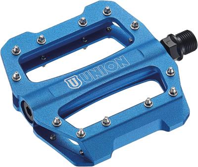 Union pedaal sp1300 alu cartridge+thrust lager. blauw