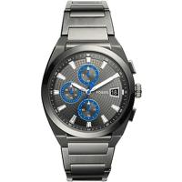 Fossil JFS00574998 Oorknoppen Compass zilver goud-en zilverkleurig-wit - thumbnail