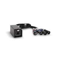 Palmer AoC Loom XLRm van etherCON naar 4x XLR male 50cm - thumbnail