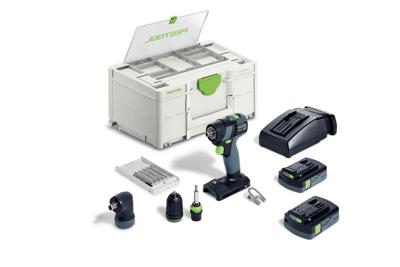 Festool TXS 18 C 3,0-Set Accu Schroefboormachine 18V 3.0Ah in Systainer - 576896 Festool TXS 18 C 3,0-Set Accu Schroefboormachine 18V 3.0Ah in Systainer - 576896