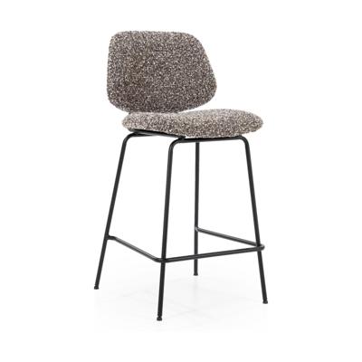 Eleonora Barstoel 'Jon' kleur Taupe (zithoogte 66cm)