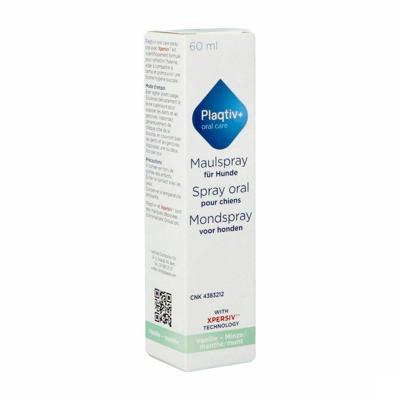 Plaqtiv+ Oral Care Spray Vanilla 60ml