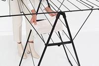 Brabantia hangon droogrek 15 meter matt black - thumbnail